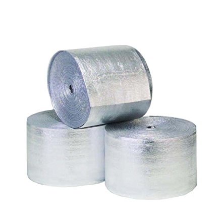 Reflective Foam Insulated Aluminum Foil Spiral Pipe Wrap Roll 6" x 25' R-8.0 14