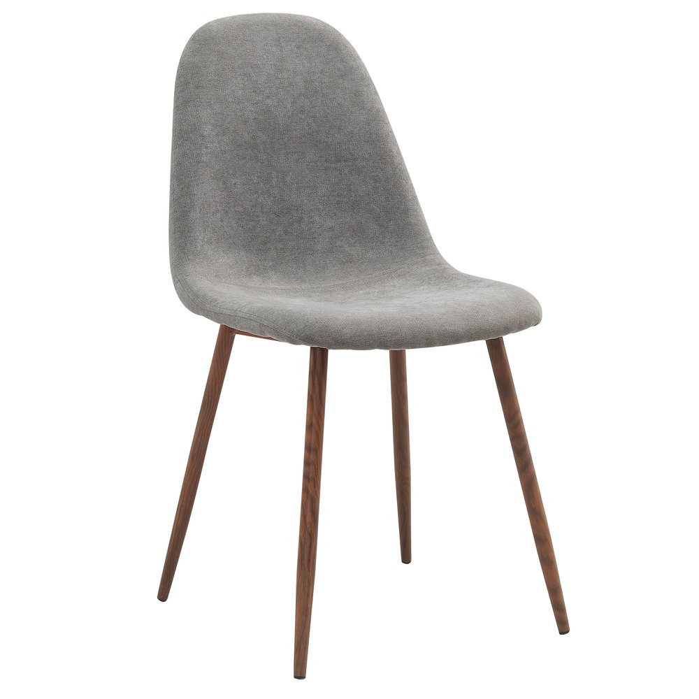 WHI , Grey Mid Century Modern Side Chair, Set of 4