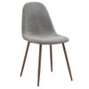 WHI , Grey Mid Century Modern Side Chair, Set of 4 view 1
