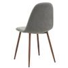 WHI , Grey Mid Century Modern Side Chair, Set of 4 view 4