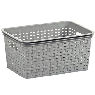 Kela Rio Basket, Grey, 30 x 15 x 10 cm