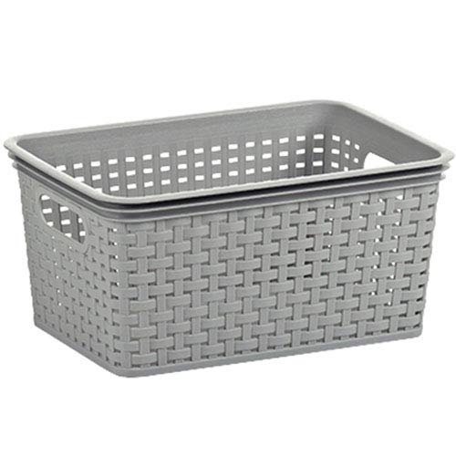 Kela Rio Basket, Grey, 30 x 15 x 10 cm