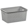 Kela Rio Basket, Grey, 30 x 15 x 10 cm view 1
