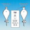 ACE GLASS 7231-06 Separator Funnel with Polyethylene Stopper, Squibb, 1:5 PTFE Plug, 60 mL Capacity, 24/25 Joint view 1