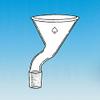 ACE GLASS 7237-19 Powder Filtering Funnel, Offset, 100 mm Diameter, 29/42 Joint view 1