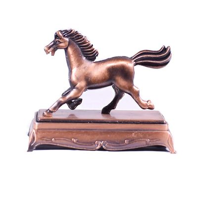 Metal Die Cast Horse Sharpener Collectible Miniature Figurine - Horse Bronze Metal Figurine