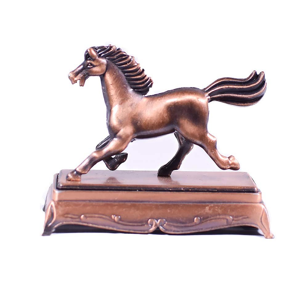 Metal Die Cast Horse Sharpener Collectible Miniature Figurine - Horse Bronze Metal Figurine