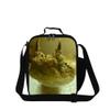 Dispalang Snake Printed Small Lunch Box Bag for Children School Cooler Bags view 1
