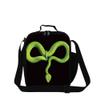 Dispalang Snake Printed Small Lunch Box Bag for Children School Cooler Bags view 1