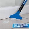 Unger 4 Professional Floor Scraper Replacement Blades, 10 Pack, Dual-Sided Adhesive Cleaning Supplies for Windows, Glass, Floors, Paint, Stickers, Gum Removal on Tile, Marble and High Gloss Surfaces view 2