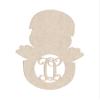 16" Chick in Egg Monogram Letter Unfinished Wood Initial O (Sizes 12"-30") view 1