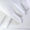 800 Thread Count Egyptian Quality Cotton Solid 1 PC Fitted Sheet (Bottom Sheet Only) Fit Upto 15" inches Deep Pocket (Full XL, White Damask Stripe) view 1