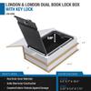 Barska Portable Diversion Dual Book Safe view 2