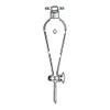 ACE Glass 7226-20 Separator Funnel, Squibb, Pear Shaped, Glass Stopcock, PTFE Stopper, 4000 mL Capacity view 1