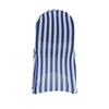 YOUR CHAIR COVERS - 6 Pack Stretch Spandex Chair Covers Striped - Royal Blue and White, Wedding Slip, Premium Quality view 4