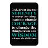 GRAPHICS & MORE Serenity Prayer Courage Wisdom Home Business Office Sign view 1