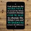 GRAPHICS & MORE Serenity Prayer Courage Wisdom Home Business Office Sign view 4