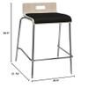 KFI Seating Jive Series Counter Stool, Tuxedo Fabric view 3