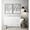 Lakeland map poster print | Modern black and white wall art | Scandinavian home decor | Florida City prints artwork | Fine art posters 20x30 view 3