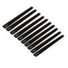 10 Pack 1/2" Black Iron Pipes - DIY Pipe Furniture - 1/2-Inch Threaded Pipe Nipples - Industrial Piping - Plumbing Suppl view 1