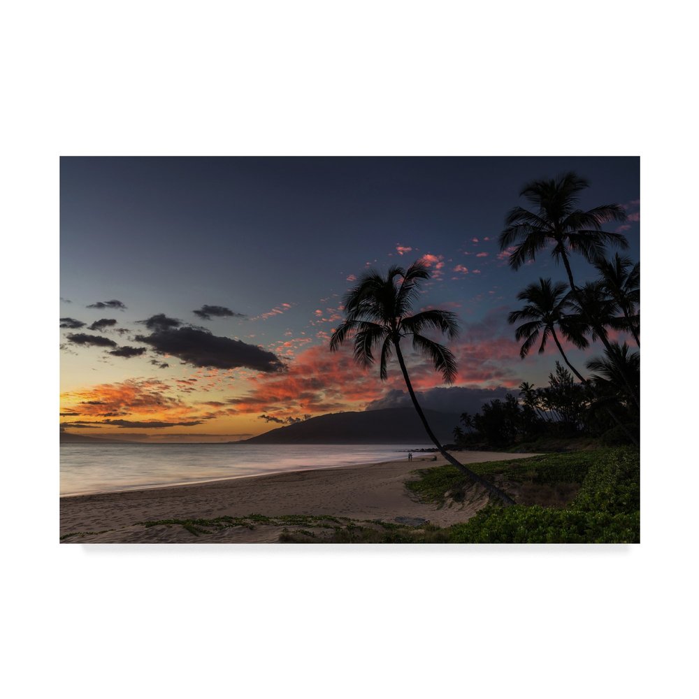 Charley Young Beach Sunset by Pierre Leclerc, 16x24-Inch