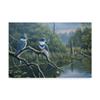 Luck Belted Kingfishers by Wilhelm Goebel, 16x24-Inch view 1