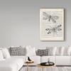 Vintage Dragonflies on Newsprint by Wild Apple Portfolio, 14x19-Inch view 3