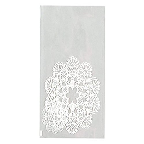 OPP Pack 68891 Lace Paper, White, 7.1 x 10.2 inches (18 x 26 cm)