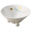 Yamashita Kogei 14013590 Reinforced Gold Foil Hiwa Blown Luster, 3-Foot Small Bowl, 4.5 x 2.0 inches (11.5 x 5.2 cm) view 1