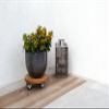 Louis Moulin Base 4 Wheels, Wood, 30 x 30 x 8.5 cm, 8500 view 2