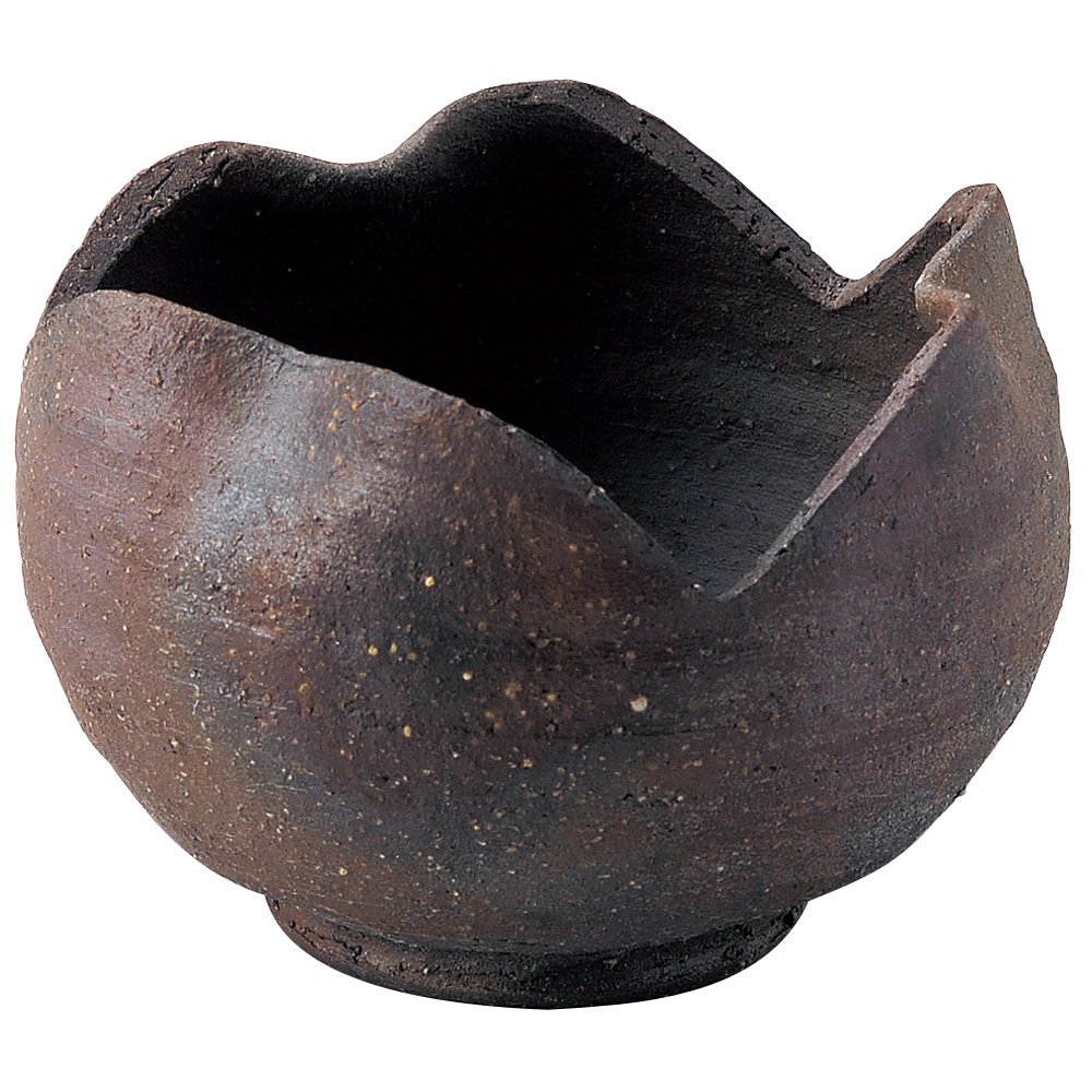 Yamashita Kogei 14013150 Carbonized Kiln Variable Japanese Pepper Small Bowl, 4.1 x 3.1 inches (10.5 x 8 cm)