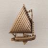 Acorn Manufacturing DP1GP 2 x 1.25 in. Artisan Collection Catboat44; Museum Gold view 1