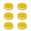 5 Gallon Yellow Gamma Seal Lid- 6 Pack view 1