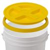 5 Gallon Yellow Gamma Seal Lid- 6 Pack view 4