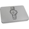 Azeeda 220mm 'Wrist Watch' Metal Hinged Tin/Storage Box (TT00032039) view 1