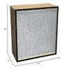 Blastline 24" x 24" x 12" HEPA Vacuum Filter, Reusable, Compatible with Vacuum Cleaner view 2