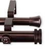 A&F Rod Dcor - Pancake 1" Double Curtain Rod 160-240 inch - Bronze view 1