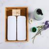 Amazon Basics 8-Pack Soft, Highly Absorbent, Quick-Dry Hand Towels, 100% Cotton, 28" x 16", White view 2