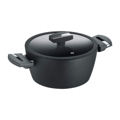 Berndes Balance Induction Enduro Kochtopf Cooking pot 24 cm, wp20, Black