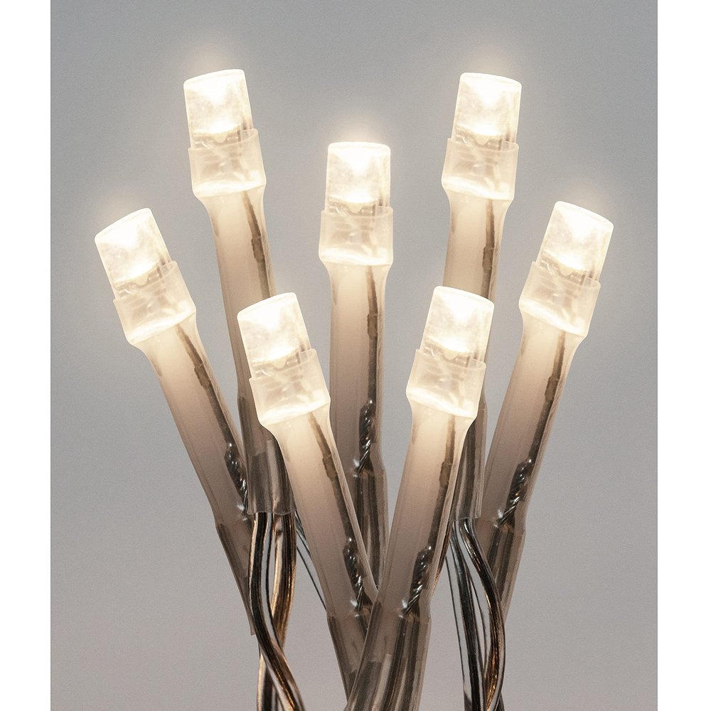 PRODUCTWORKS 18189 Brilliant Curtain LEDs 600 Lights 8 Function, 19.8 ft x 9.8 ft Translucent Cord