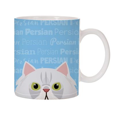Adorable Cat Breed Specific Design 11oz Ceramic Coffee Mug (Persian)