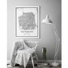 San Francisco map poster print | Modern black and white wall art | Scandinavian home decor | California City prints artwork | Fine art posters 20x30 view 4