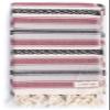 Bersuse Beach Towels Peshtemal Turkish Towels 100% Cotton Sanjose Turkish Towel - 35x71 Inches, Burgundy (Set of 6) view 1