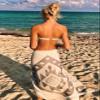 Bersuse 100% Cotton Veracrus Turkish Towel Beach Towel Bath Towel Dual Layer Peshtemal Beach Blanket Beach Essentials - 37x70 Inches, Silver Gray (Set of 6) view 4