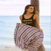 Bersuse Beach Towels Peshtemal Turkish Towels 100% Cotton Sanjose Turkish Towel - 35x71 Inches, Purple (Set of 3) view 3