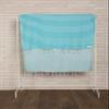 Bersuse Beach Towels Peshtemal Turkish Towels Malibu Premium Turkish Beach Towel - Peshtemal Beach Towel, 100% Cotton, Quick-Dry, Sand-Free, Lightweight Oeko-TEX - 37x70 Inches, Turquoise (Set of 6) view 2