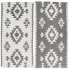 Bersuse 100% Cotton Palenque Turkish Towel Beach Towel Bath Towel Dual Layer Peshtemal Beach Blanket Beach Essentials - 37x70 Inches, Black (Set of 6) view 1