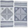 Bersuse 100% Cotton Aruba Turkish Towel Beach Towel Bath Towel Dual Layer Peshtemal Beach Blanket Beach Essentials - 37x70 Inches, Dark Blue (Set of 6) view 1