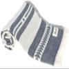 Bersuse 100% Cotton Aruba Turkish Towel Beach Towel Bath Towel Dual Layer Peshtemal Beach Blanket Beach Essentials - 37x70 Inches, Dark Blue (Set of 6) view 3