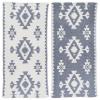 Bersuse 100% Cotton Palenque Turkish Towel Beach Towel Bath Towel Dual Layer Peshtemal Beach Blanket Beach Essentials - 37x70 Inches, Dark Blue (Set of 6) view 1
